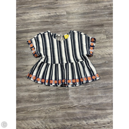 Top Short Sleeve By Maeve In Striped Pattern, Size: S
