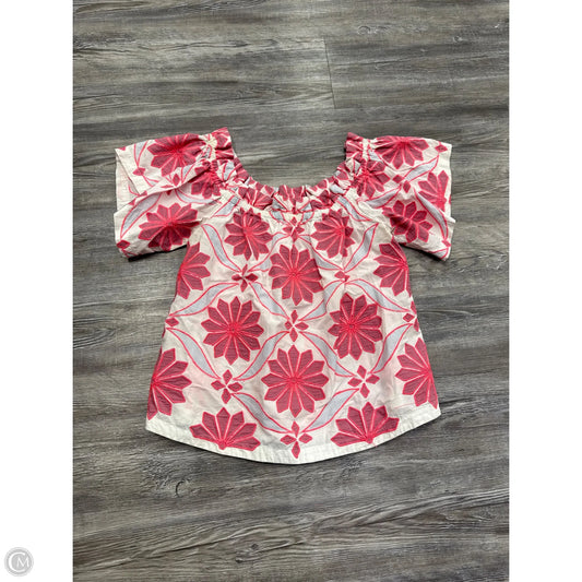Top Short Sleeve By Maeve In Floral Print, Size: S