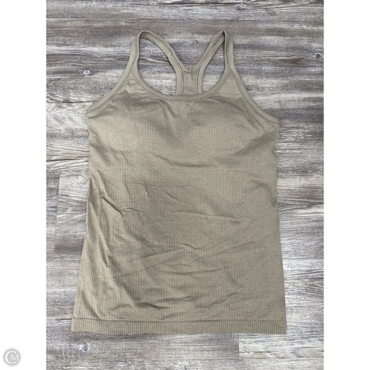 Athletic Tank Top By Lululemon In Green, Size: 10