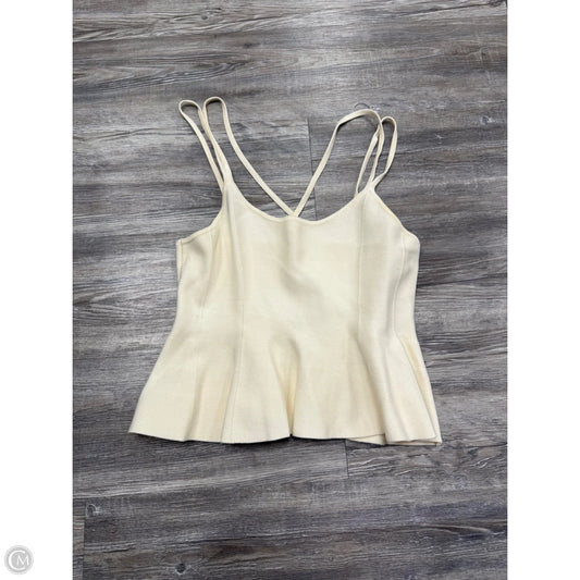 Top Sleeveless By Maeve In Cream, Size: M
