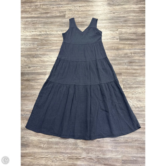 Dress Casual Maxi By Quince In Grey, Size: S
