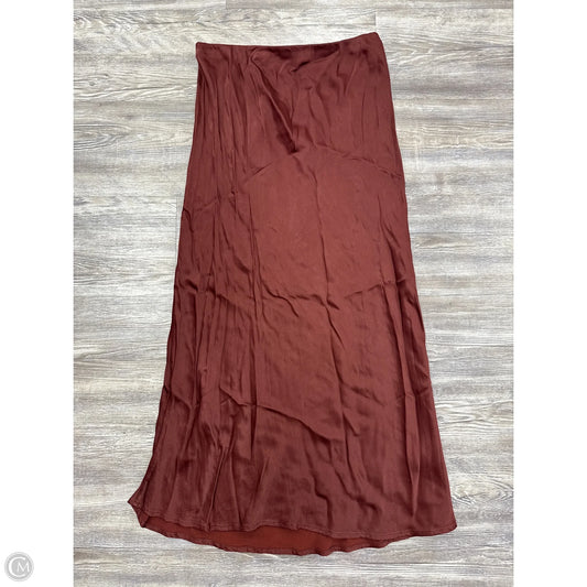Skirt Maxi By Anthropologie In Brown, Size: Xs