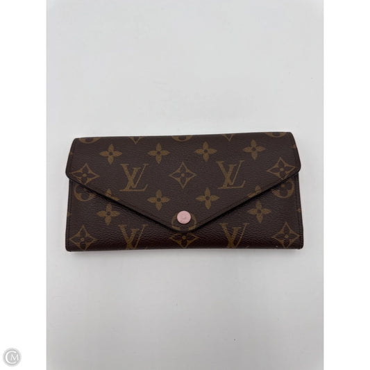 Wallet Luxury Designer By Louis Vuitton, Size: Medium