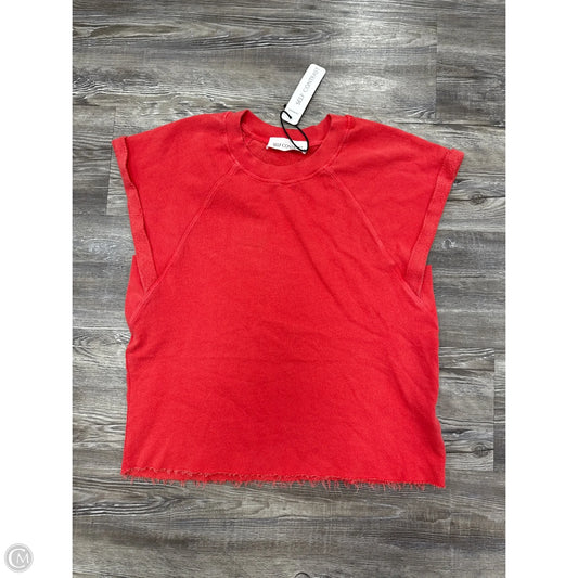 Top Short Sleeve By Self Contrast In Pink, Size: S