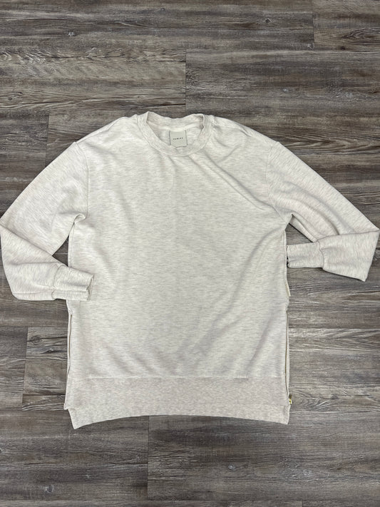 Athletic Sweatshirt Crewneck By Varley In White, Size: M