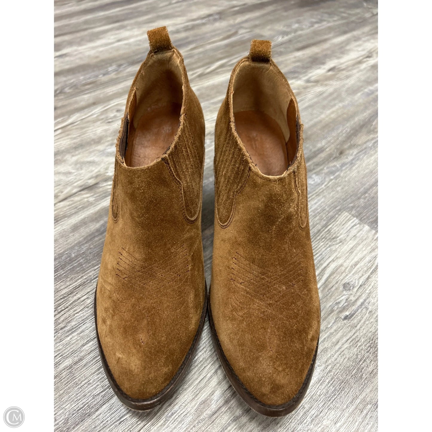 Boots Designer By Frye In Brown, Size: 8