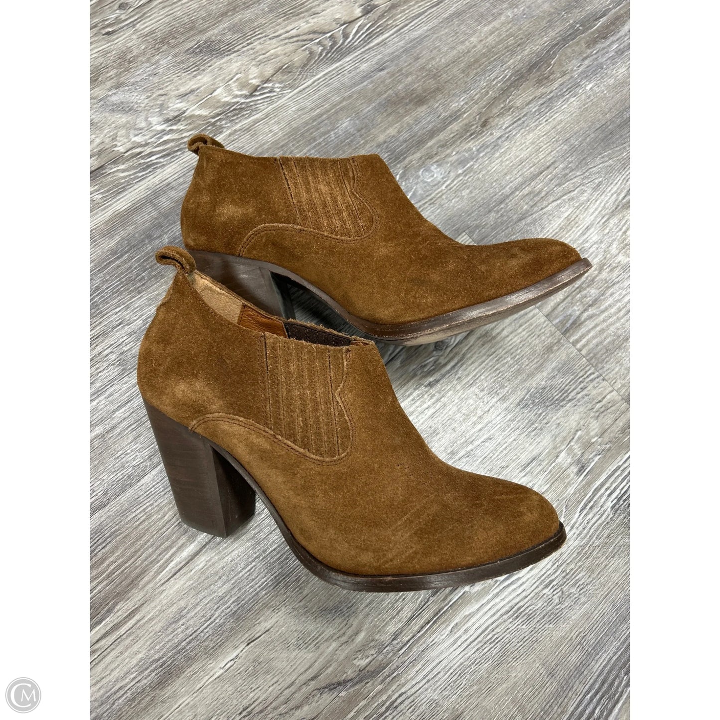 Boots Designer By Frye In Brown, Size: 8