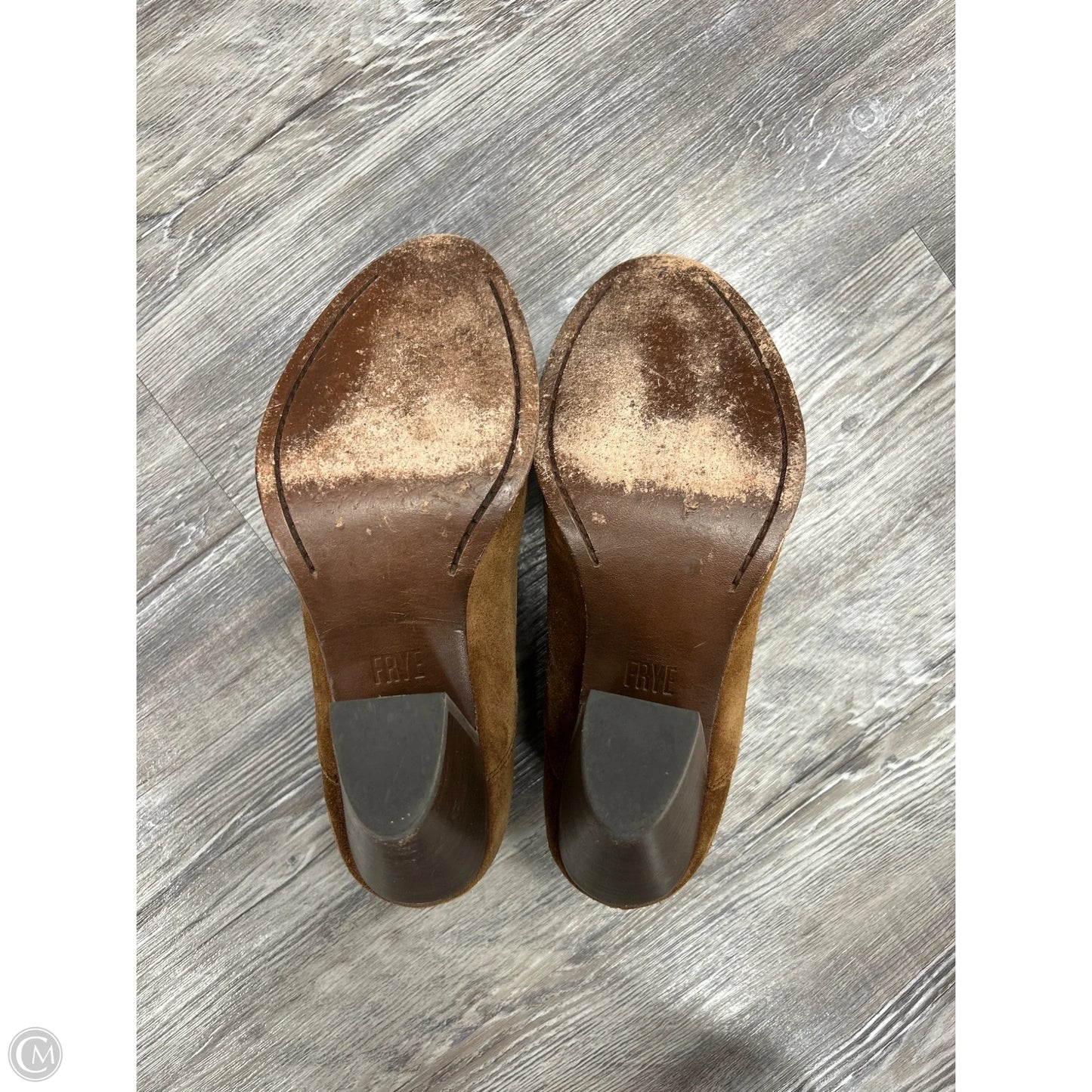 Boots Designer By Frye In Brown, Size: 8