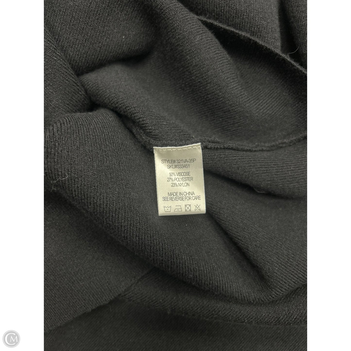Sweater Designer By Rielle In Black, Size: 1x