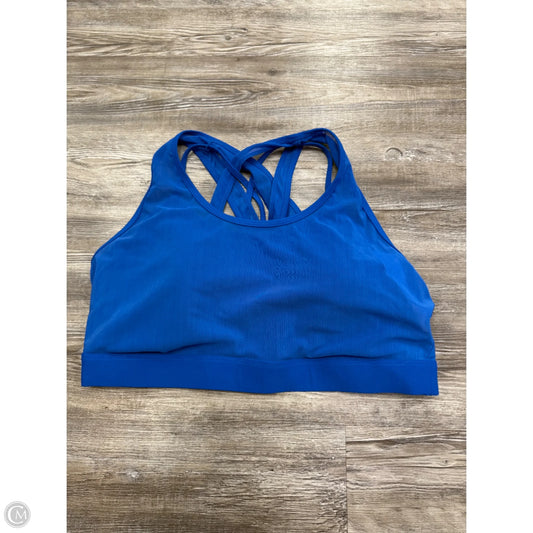 Athletic Bra By Fabletics In Blue, Size: 2x