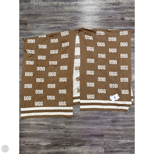 Shawl By Ugg In Brown & White, Size: Osfm