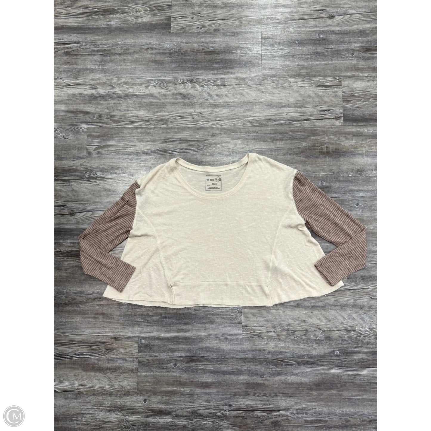 Top Long Sleeve By We The Free In Tan, Size: M