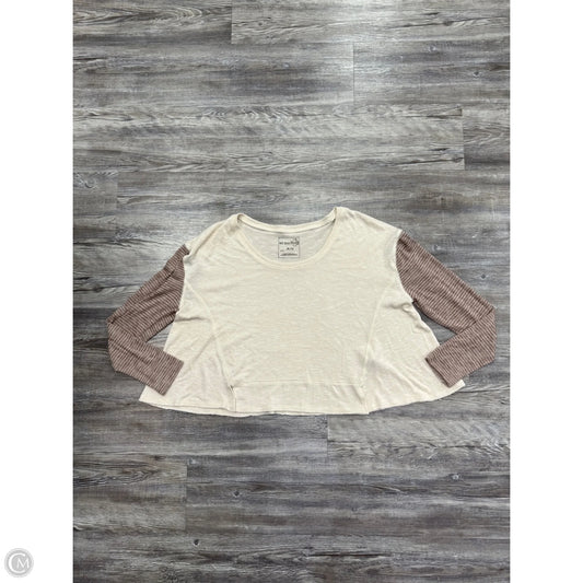 Top Long Sleeve By We The Free In Tan, Size: M