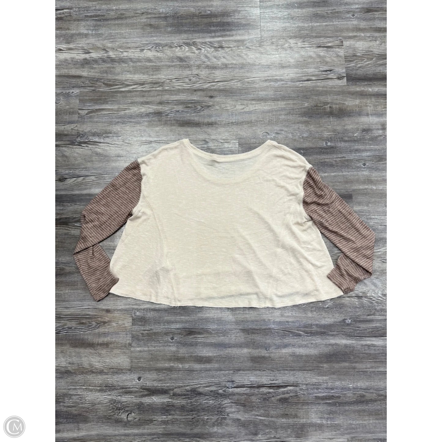 Top Long Sleeve By We The Free In Tan, Size: M