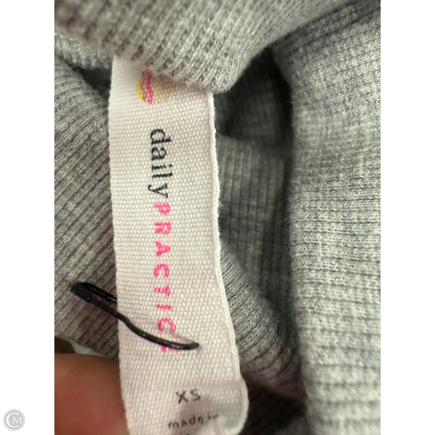 Sweatshirt Hoodie By Daily Practice By Anthropologie In Grey, Size: Xs