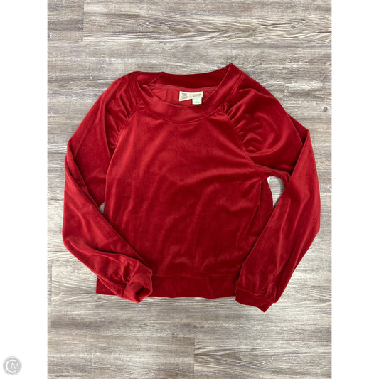 Sweater By Saturday/sunday In Red, Size: Xs