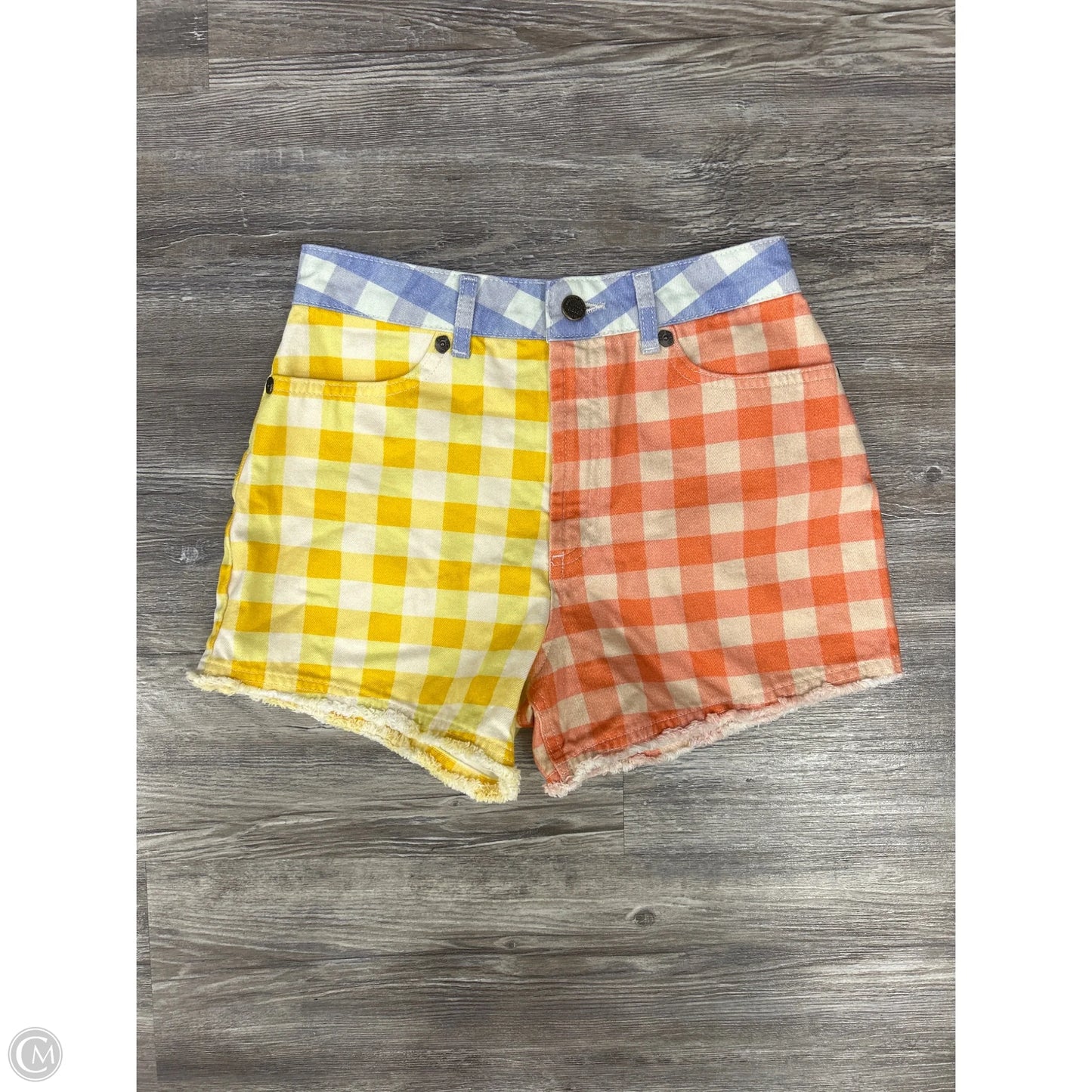 Shorts By Farm Rio In Plaid Pattern, Size: Xs