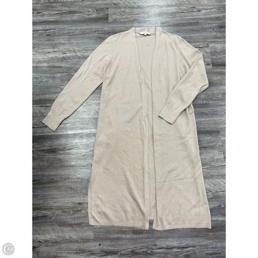 Sweater Cardigan By Loft In Tan, Size: Xl