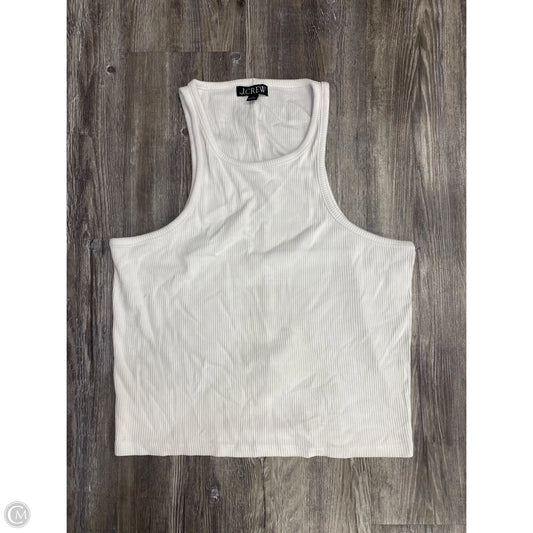 Top Sleeveless Basic By J. Crew In White, Size: Xl