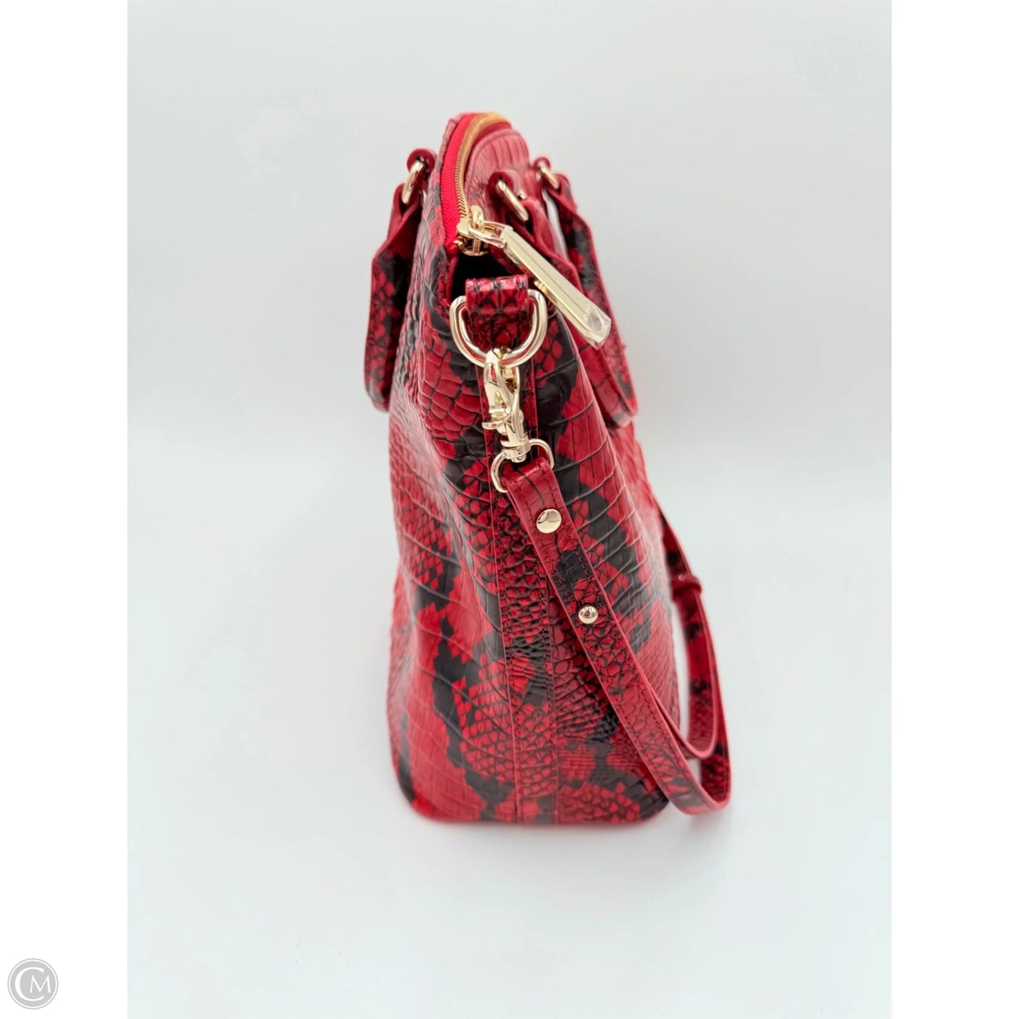 Handbag Designer By Brahmin, Size: Medium