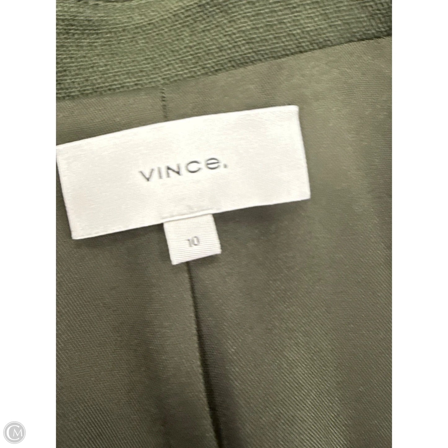 Blazer By Vince In Green, Size: 10