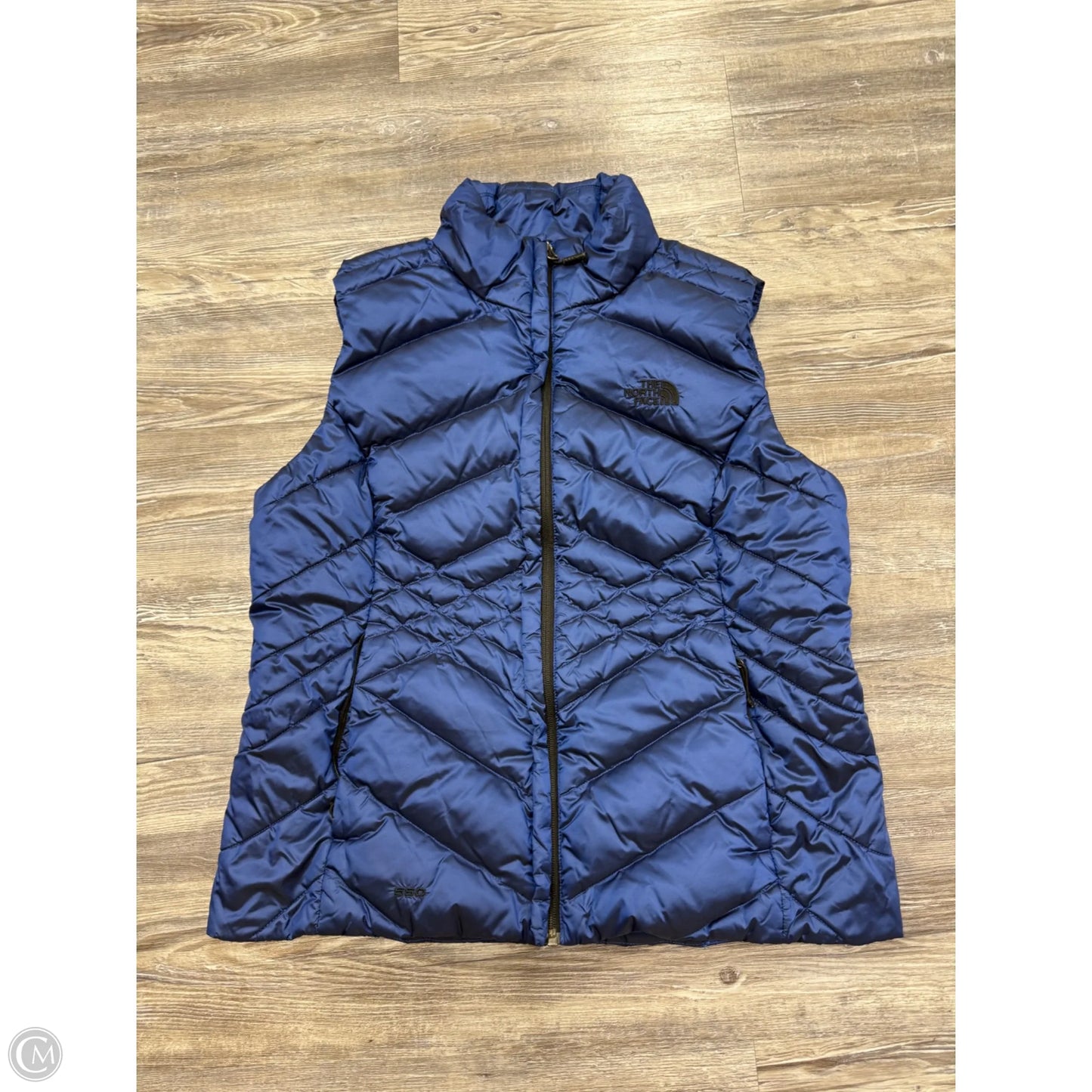 Vest Puffer & Quilted By The North Face In Blue, Size: L