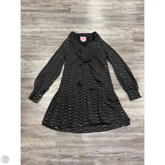 Dress Designer By Kate Spade In Black & Pink, Size: 0