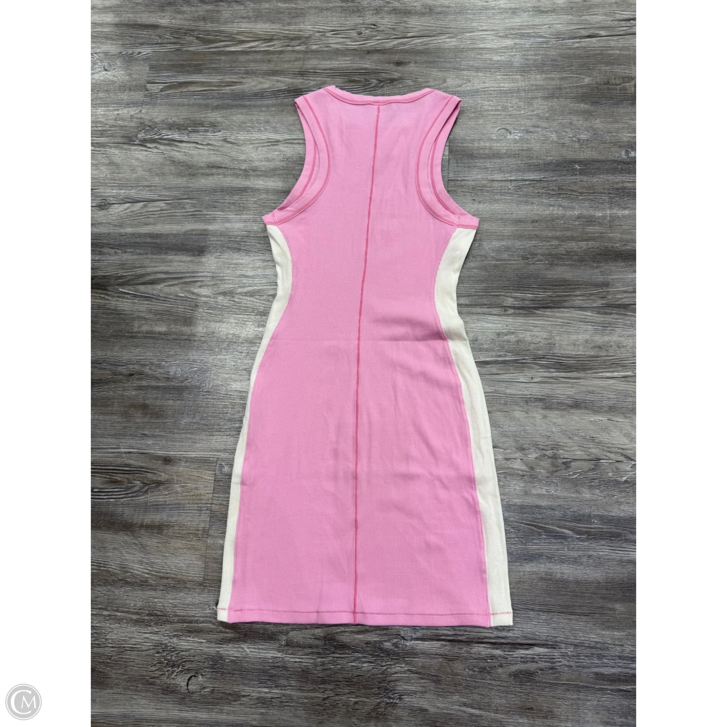 Dress Casual Short By Skims In Pink & White, Size: M