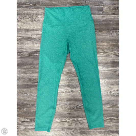 Athletic Leggings By Lululemon In Green, Size: 4