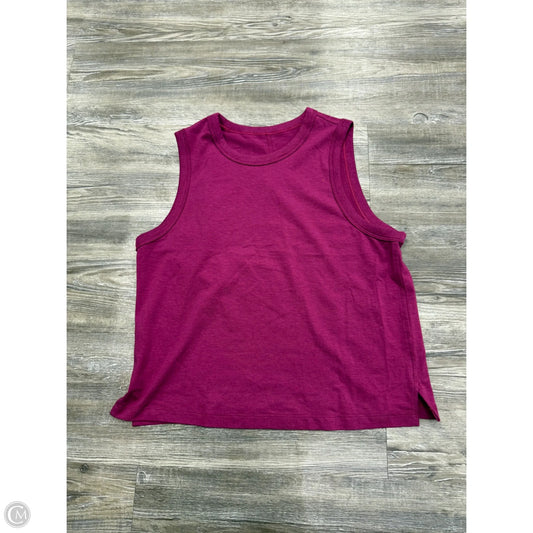 Athletic Tank Top By Lululemon In Purple, Size: 6