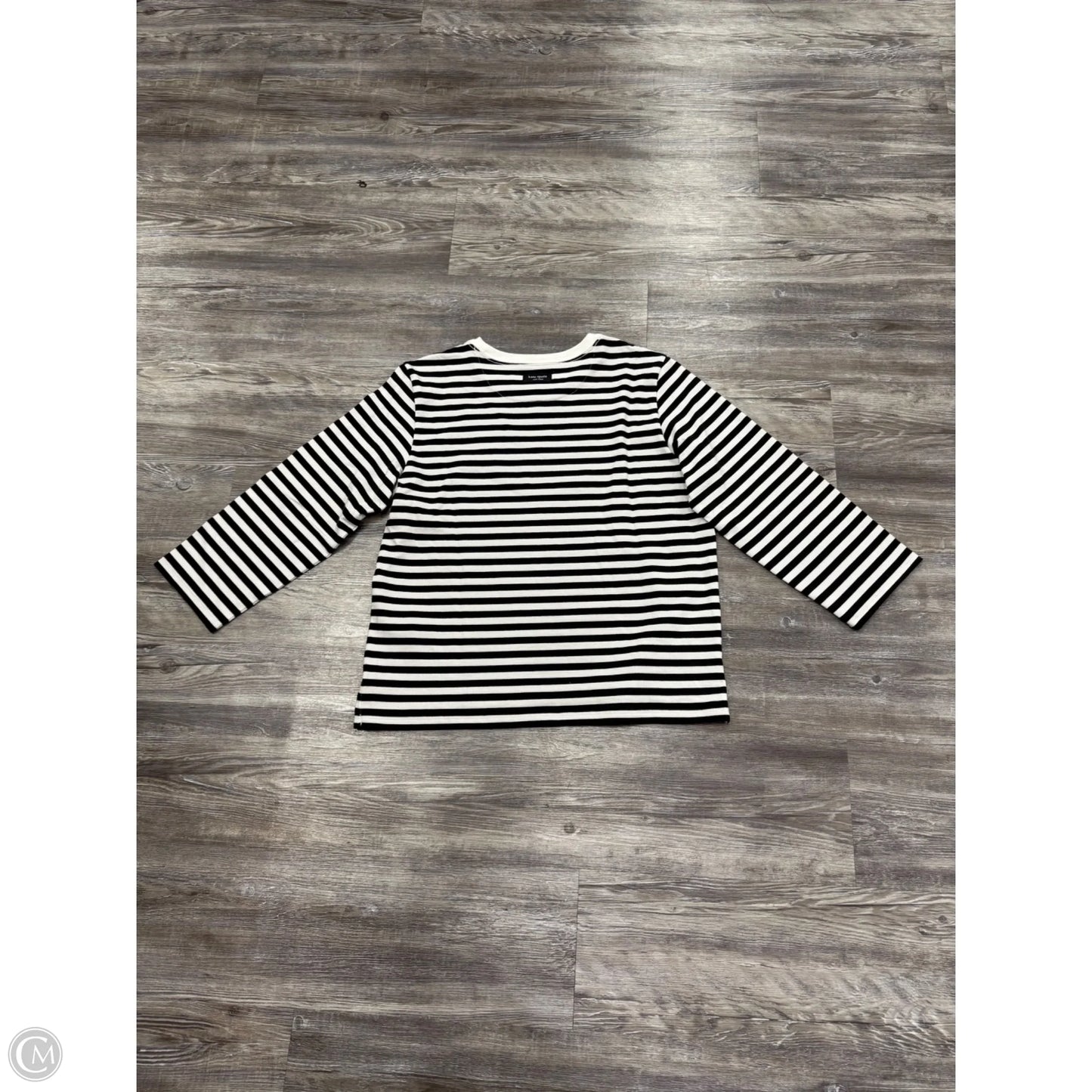 Top Long Sleeve Designer By Kate Spade In Striped Pattern, Size: Xs