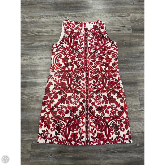 Dress Designer By Lilly Pulitzer In Red & White, Size: 4