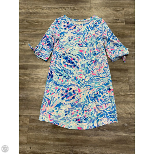 Dress Designer By Lilly Pulitzer In Blue & Purple, Size: S