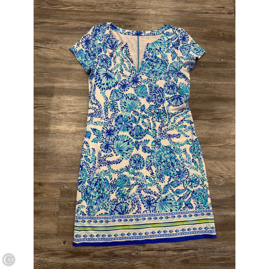 Dress Designer By Lilly Pulitzer In Blue & White, Size: S