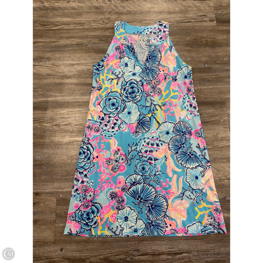 Dress Designer By Lilly Pulitzer In Blue & Pink, Size: S