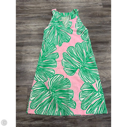 Dress Designer By Lilly Pulitzer In Green & Pink, Size: S