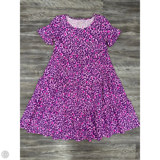 Dress Designer By Lilly Pulitzer In Animal Print, Size: Xs