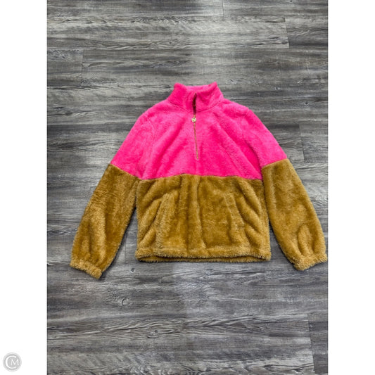 Sweater Designer By Lilly Pulitzer In Pink & Tan, Size: S