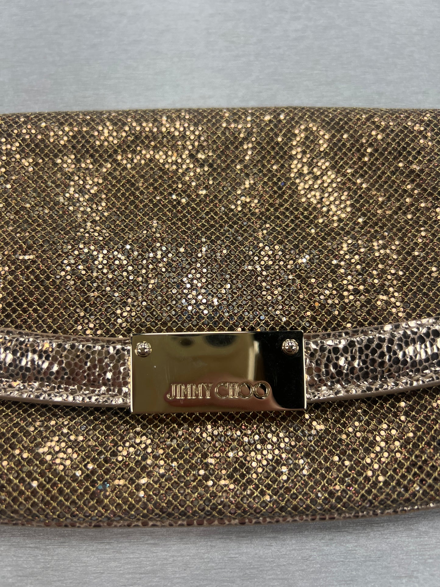 Wristlet Luxury Designer By Jimmy Choo  Size: Medium