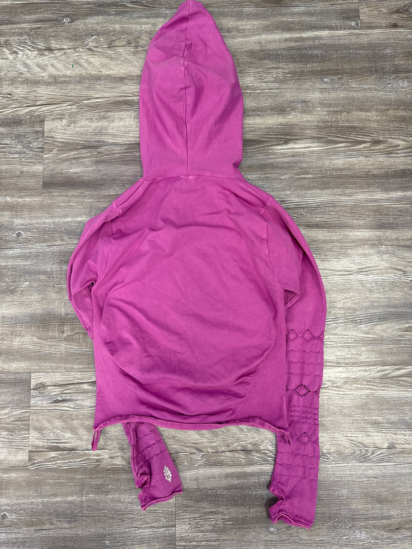 Athletic Top Long Sleeve Hoodie By Free People In Purple, Size: M