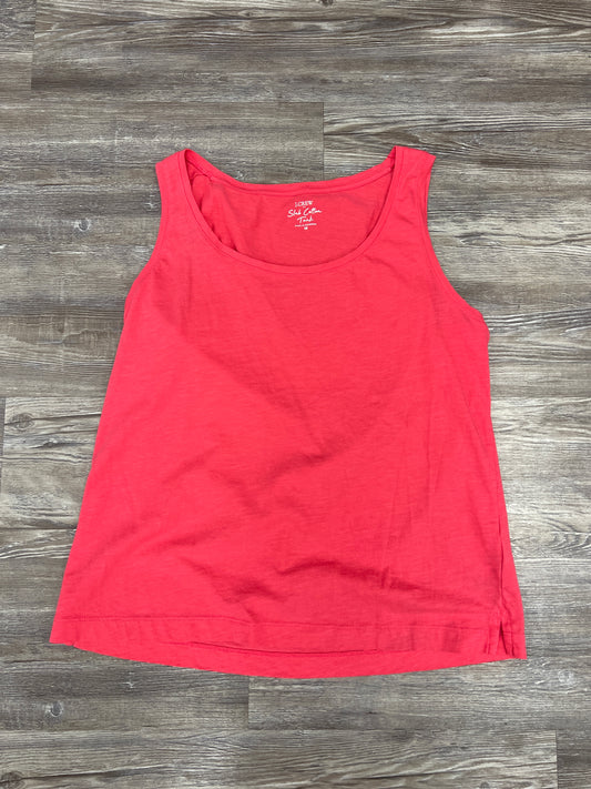 Top Sleeveless By J. Crew In Coral, Size: M