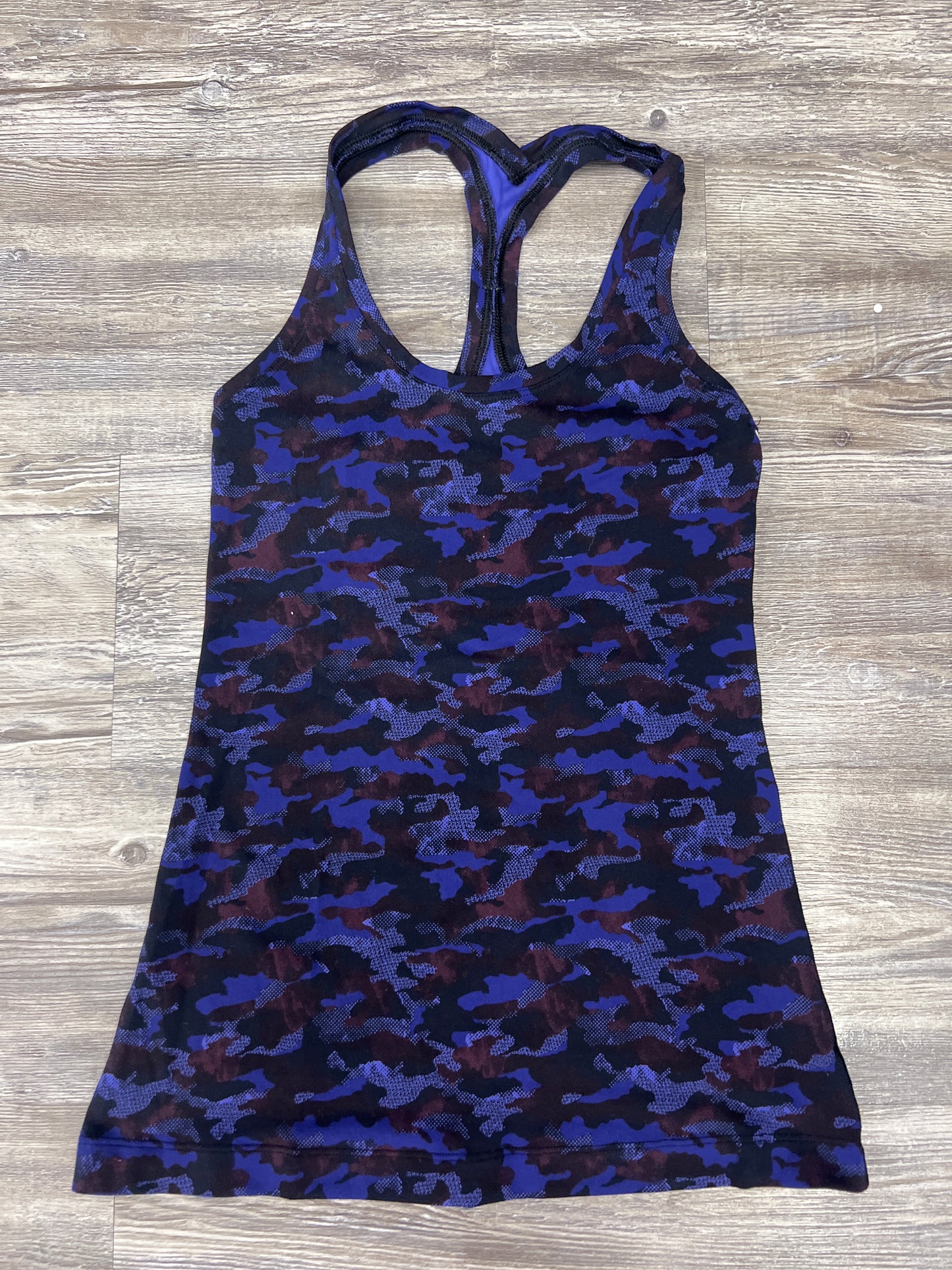 Camouflage Print Athletic Tank Top Lululemon, Size S