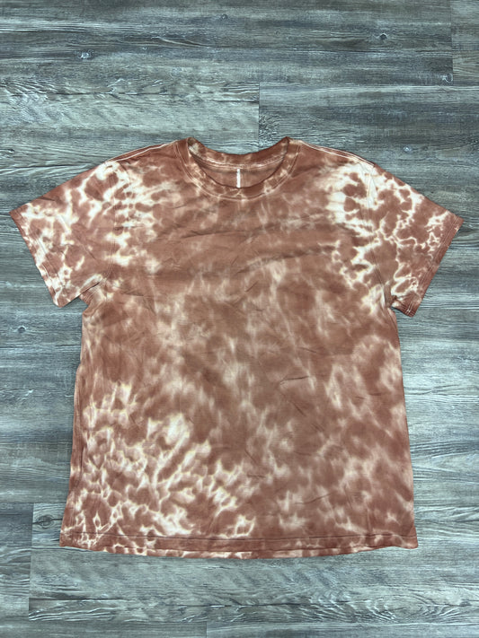 Tie Dye Print Athletic Top Short Sleeve Lululemon, Size S