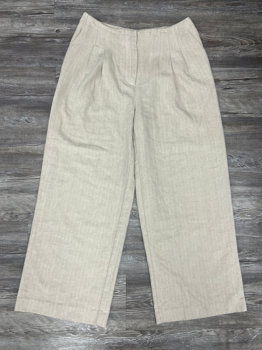 Tan Pants Wide Leg Top Shop, Size 8