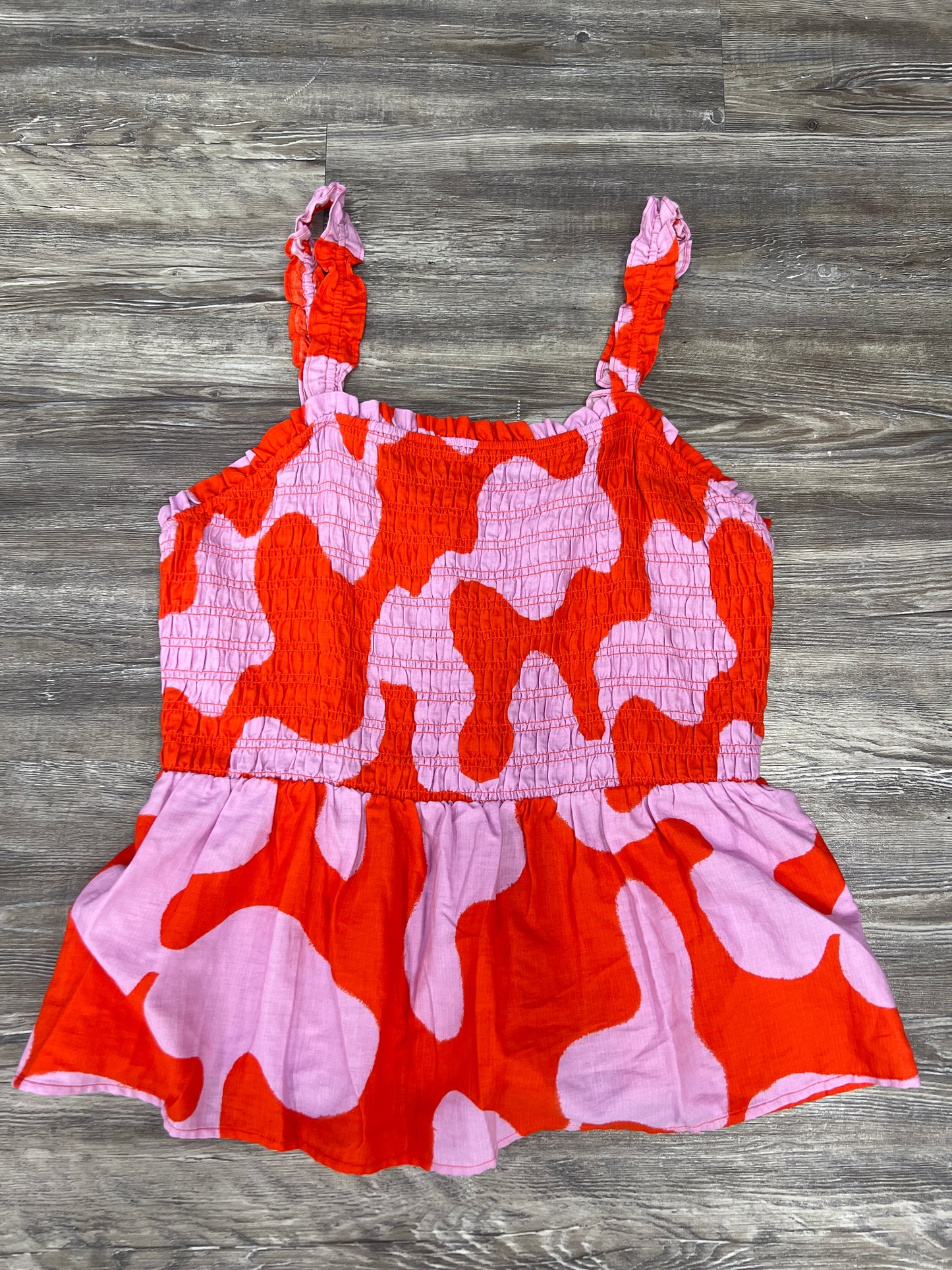 Purple & Red Top Sleeveless Ava & Viv, Size 1x