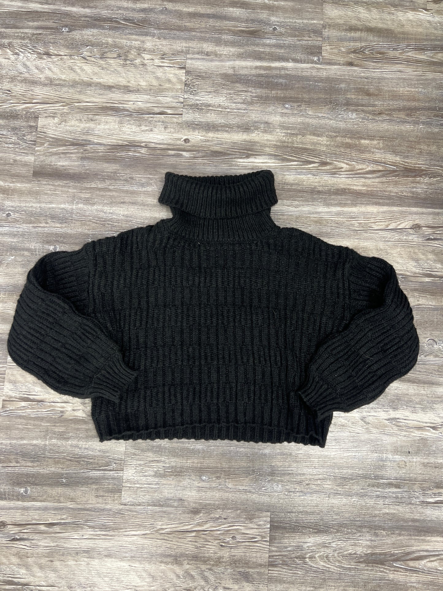 Sweater By Clothes Mentor In Black, Size: L