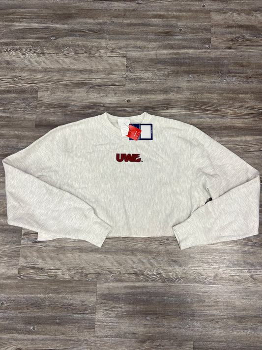 Sweatshirt Crewneck By Champion In Grey, Size: M