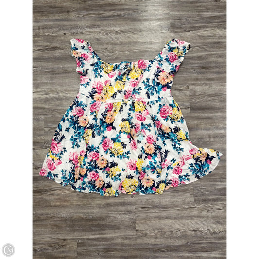 Dress Casual Short By Torrid In Floral Print, Size: 4x