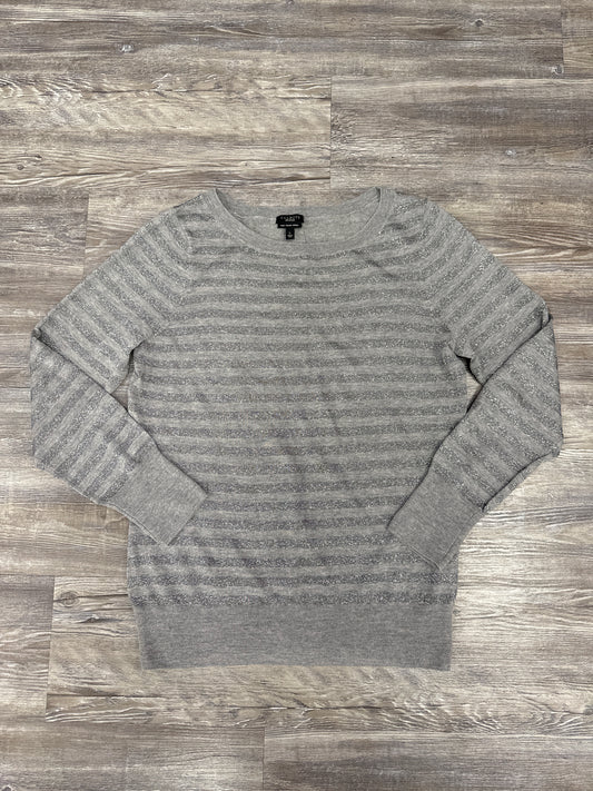 Sweater By Talbots In Grey, Size: L