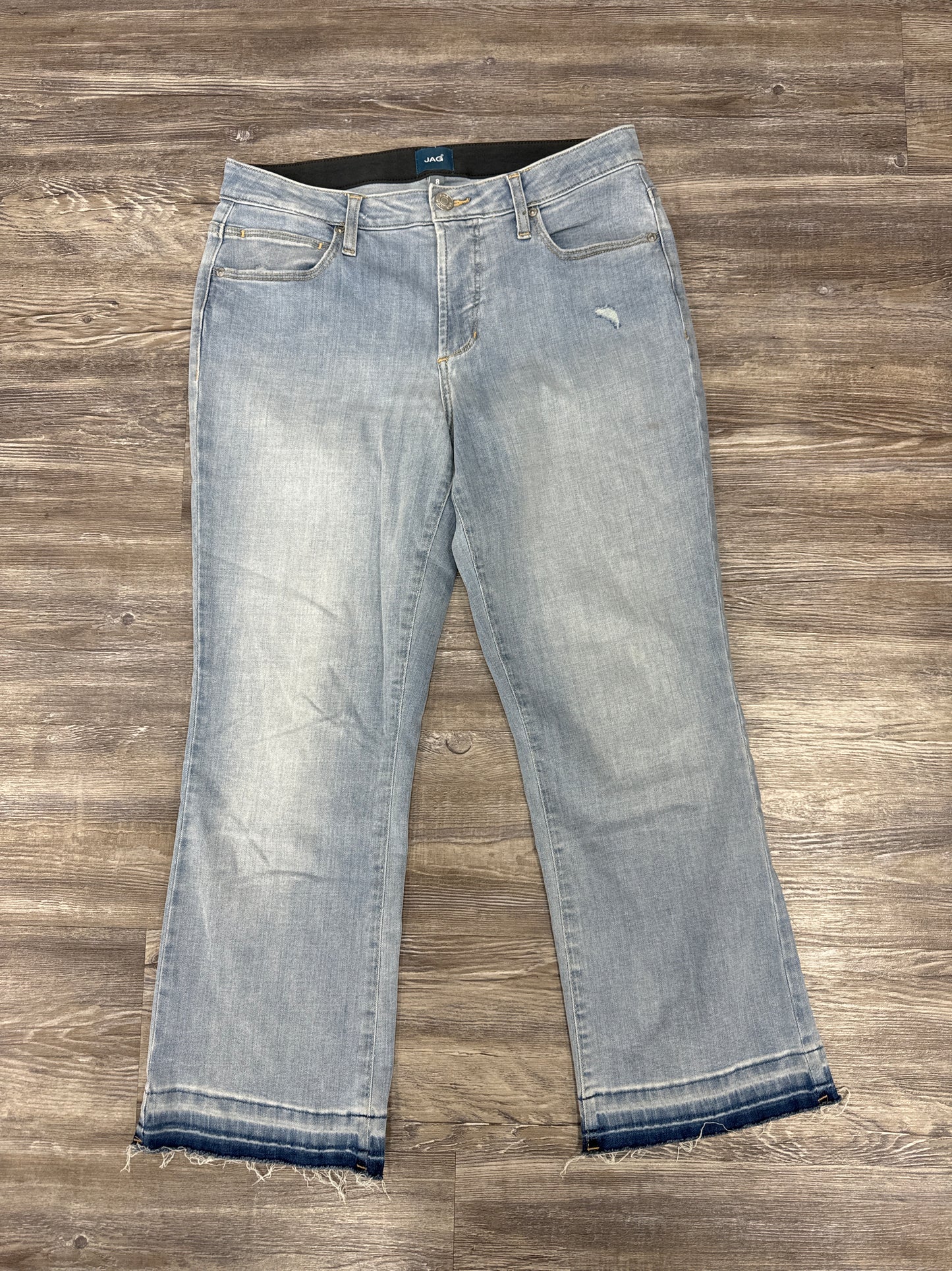 Jeans Boot Cut By Jag In Blue Denim, Size: 8